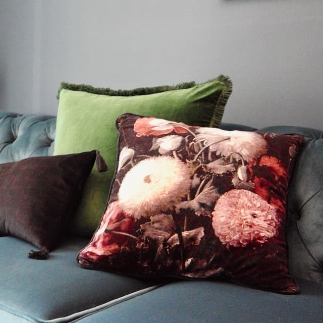 Garden Print Cushion Covers, Set of 2